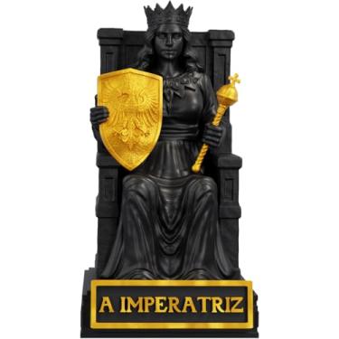 Imagem de Estátua A Imperatriz - Arcano Maior de Tarot (Cor Aurum Noctis)