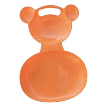 Imagem de MotiveTech Trenó de Inverno para Neve, Ideal para Crianças E Adultos Brincarem Na Areia E No Gelo No Quintal, Perfeito para Um Passeio Suave Na Grama, Laranja