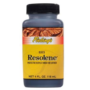 Imagem de Finalizador de couro Fiebing's Resolene Black 118 ml acrílico