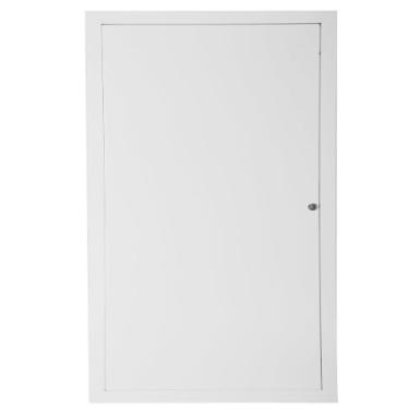 Imagem de Painel de acesso para teto de drywall, porta de sótão de 50 x 50 cm, painel de acesso de drywall para encanamento, tampa de parede, trava de chave de fenda de metal de 1 mm espessa