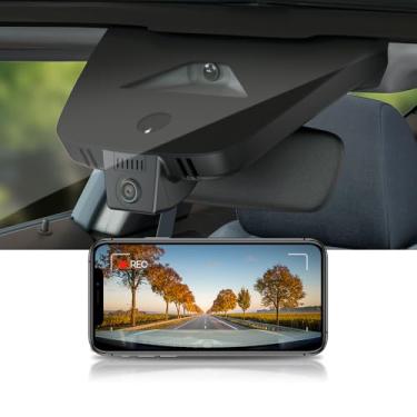 Imagem de Fitcamx 4K Dash Cam Adequada para 2024 Chevy Blazer EV LT RS (HD2-D1300) com Auto-Dimming, OEM Fábrica Estilo, UHD 2160P Vídeo, WiFi & APP, Loop Gravação, G-Sensor, Fácil de Configurar, 64GB Cartão