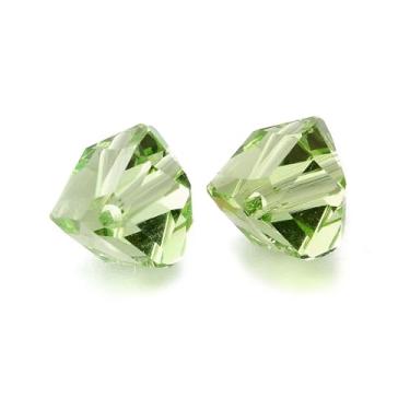 Imagem de 10 peças de contas de vidro polígono 7,5 mm imitação de cristal austríaco polígono facetado faça você mesmo joias fazendo colar pulseira brincos chaveiros DIY artesanato chave de porta carro decoração