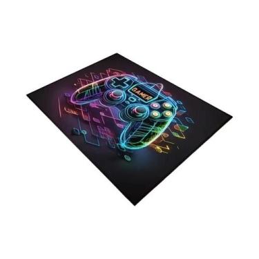 Imagem de Tapete De Jogo 3D Grande Para Meninos, Antiderrapante, Design De Contr