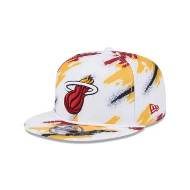 Imagem de BONE NEW ERA 9FIFTY SNAPBACK MIAMI HEAT NBA BRANCO-Masculino