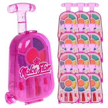Imagem de Brinquedo Kit 36 Maquiagens Maleta Fashion Infantil Atacado Make Star 