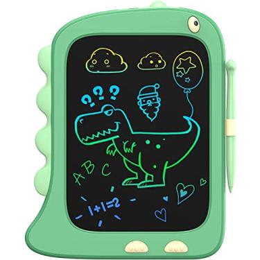 Imagem de ORSEN Brinquedo de dinossauro para crianças de 3 a 5 anos, quadro de escrita LCD, quadro de rabiscos para crianças de 3 a 6 anos, Natal para meninas de 5 a 7 anos, 21 cm