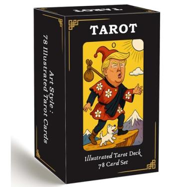 Imagem de GZSYXHJYXGS 78 Card Illustrated Tarot Deck – Classic Major & Minor Arcana, Creative Art Style Tarot Cards for Beginners and Experienced Readers