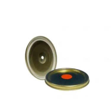 Imagem de Tampa Alumínio 67mm para Pudim no Copo Americano – Lacre silicone - Abre Fácil para Sobremesas, Pudins e Doces – Uso Profissional