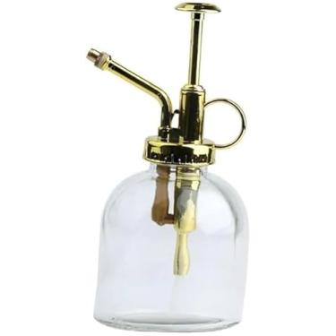 Imagem de Borrifador de Vidro 200ml Vintage – Pulverizador Retrô para Plantas, Spray Decorativo Transparente
