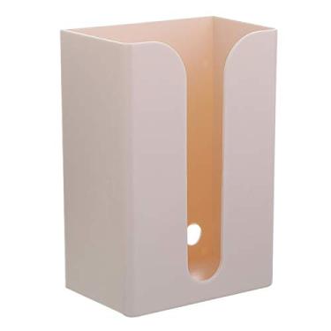 Imagem de Porta-Papel Toalha de Parede Sem Perfuração Suporte Multi-Uso para Extração Tecido e Papel com Saída em Forma T Dispenser Armazenamento ABS Cozinha Banheiro Escritório