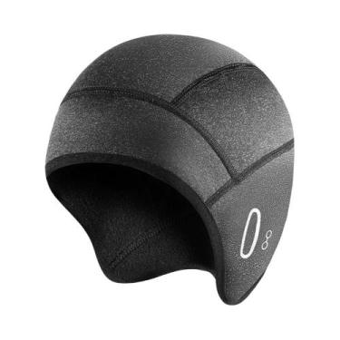 Imagem de Gorro De Ciclismo Quente E À Prova De Vento Com Proteção Para as Orelh