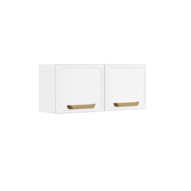 Imagem de Armário Aéreo De Aço Com 2 Portas Bella Bertolini Branco