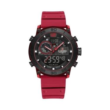 Imagem de Relógio Esportivo Masculino Leve NAVIFORCE Com Duplo Display, Luz Notu