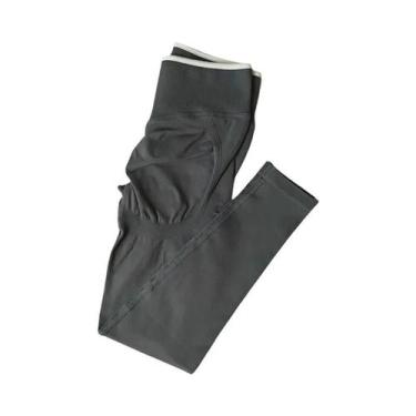 Imagem de Calças De Yoga Femininas De Cintura Alta Com Compressão Abdominal E Ef