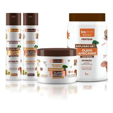 Imagem de Kit Explosão De Óleos Africanos Beleza Natural - - Congratulations Sto