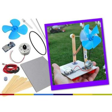 Imagem de Kit de Robótica Educacional: Gerador de Energia Eólica DIY - no-brand