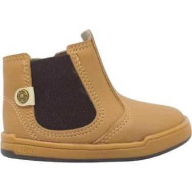 Imagem de Botina Infantil Menino Casual Dia a Dia Passeio com Zíper Calce Fácil Conforto Klin 166...