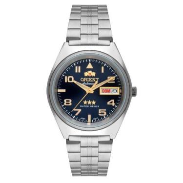 Imagem de Relógio Masculino Orient Automático 469SS083NH D2SX AzulPrata, Azul