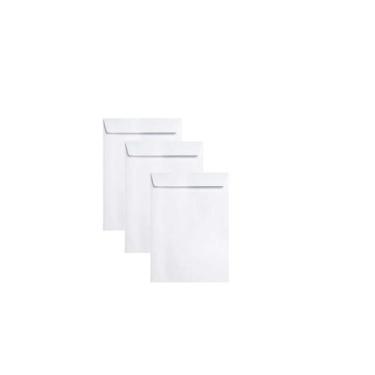 Imagem de Kit 50 Envelope Scrity Saco Offset Branco 90g Tamanho 176mm x 250mm