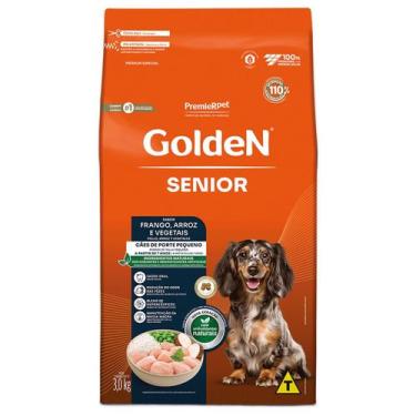 Imagem de Ração Golden Fórmula Mini Bits para Cães Senior de Porte Pequeno Sabor