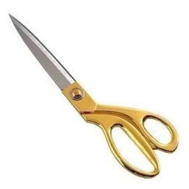 Imagem de Tesoura Alfaiate Costureira Profissional Tecido Dourada 24Cm