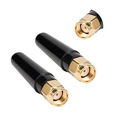 Imagem de 2 x 2,4 G 5,8 G Mini WiFi Bluetooth Antena Banda Dupla para Roteador PC Asus ASRock Mini-itx Placa-Mãe TuffTalk WiFi 6 Cartão FPV TX Transmissor Thinkcentre RP-SMA Macho Dipole Chicote Antenas Omnidirecionais