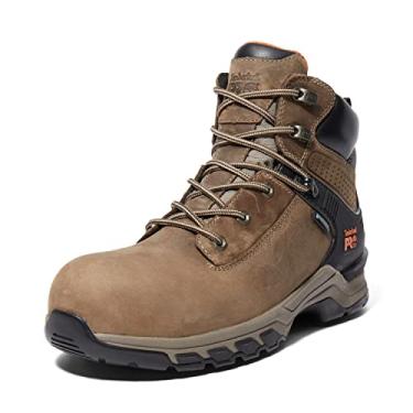 Imagem de Timberland PRO Hypercharge Bota masculina de trabalho industrial impermeável com bico de segurança composto de 15 cm, Café turco, 7 Wide