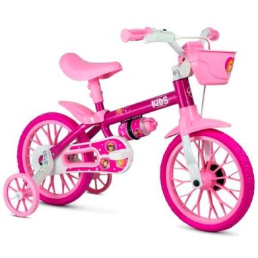 Imagem de Bicicleta Aro 12 Infantil Feminina Princesas Até 21 Kilos Rodinhas Rem