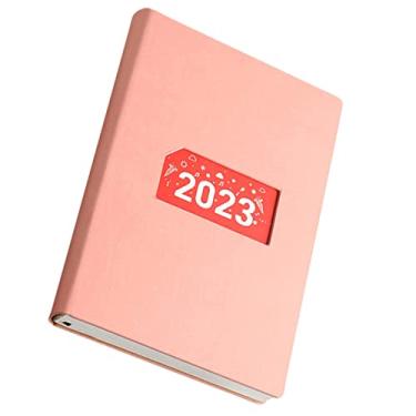Imagem de Tofficu Bloco de notas de bolso, calendário, tamanho de bolso, caderno universitário, calendário de negócios, caderno semanal, agenda a5, planejador, bloco de notas, caderno de planejamento, papel rosa