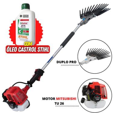 Imagem de Derriçadeira de Café Nakashi Com Motor Mitsubishi TU26 Braço de 1100mm e Kit Derriçador...