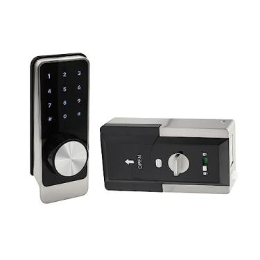 Imagem de Fechadura Digital, Bluetooth via aplicativo, Sobrepor, 4 modos de abertura, à Prova d´água, Preto/Prata, F-D10, Fortezza