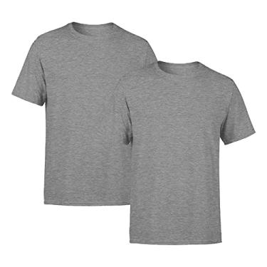 Imagem de Kit 2 Camisetas Masculina SSB Brand Lisa Algodão 30.1 Premium, Tamanho M