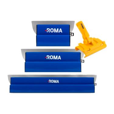 Imagem de Desempenadeira Berox Aço Inox 25cm 40cm 60cm + Suporte