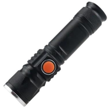 Imagem de Lanterna Profissional Tatica Led T6 Recarregável Usb T6 - Flashlight