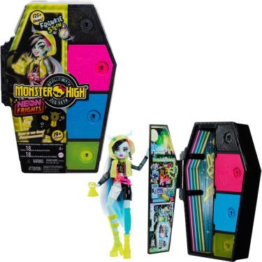 Imagem de Boneca de moda Monster High Frankie Stein com mais de 19 surpresas