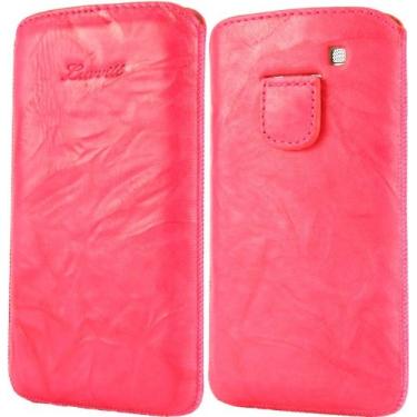 Imagem de LUVVITT Bolsa de couro genuíno para Samsung Galaxy S3 SIII - Rosa