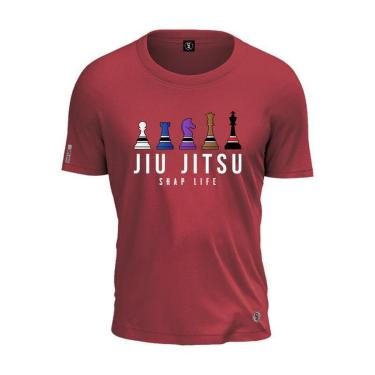 Imagem de Camiseta Jiu Jitsu Xadrez Faixas Rei Rainha BJJ Shap Life-Unissex