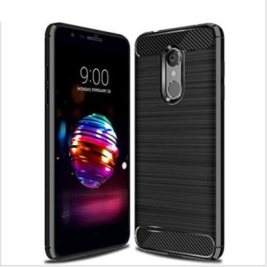 Imagem de Capa para LG K10 Alpha 2018, com sensação macia, proteção total, anti-arranhões e impressões digitais + capa para celular resistente a arranhões para LG K10 Alpha 2018