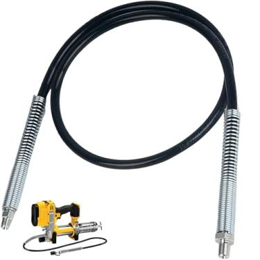 Imagem de DCGG5703-42 Kit de mangueira de pistola de graxa para pistola de graxa sem fio Dewalt 20v Max, 1/20.3 cm NPT 106.7 cm extensão de mangueira de graxa flexível com acoplador