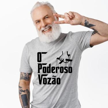 Imagem de Camiseta Camisa Frases O Poderoso Vozão Estampas Criativas-Masculino