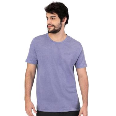 Imagem de Camiseta Aramis Masculina Tingimento Eco Lisa Azul Mescla-Masculino