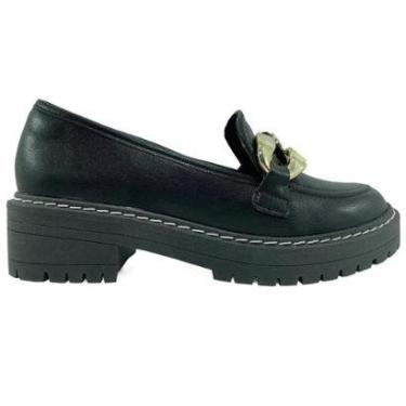 Imagem de Sapato Feminino Bebecê Oxford Preto - T2422-Feminino