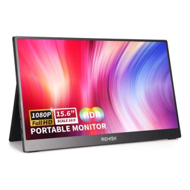 Imagem de Monitor Portátil Rehisk 15.6 Fhd 1080p Monitor Portátil B0B8745PBP