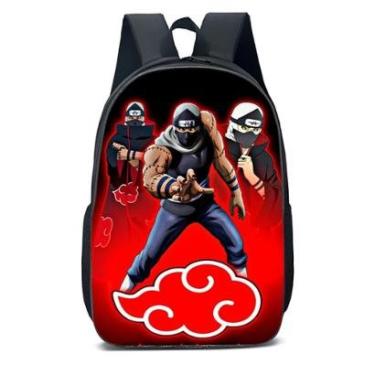 Imagem de Mochila Escolar Infanto Juvenil Anime Naruto Novidades 0543-Unissex