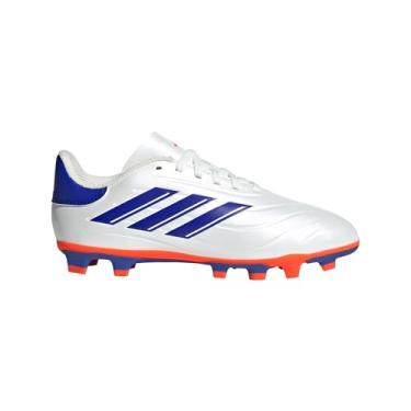 Imagem de adidas Tênis infantil unissex Copa Pure Ii Club flexível, Branco/azul lúcido/vermelho solar, 6 Big Kid