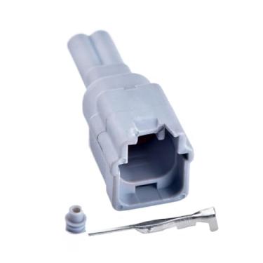 Imagem de Sonda de radar de inversão de carro de 2 pinos se/nsor velocidade da roda ABS se/nsor p/lug 27540XA00A 7282-7770-40 7183-7770-40(Grey male)