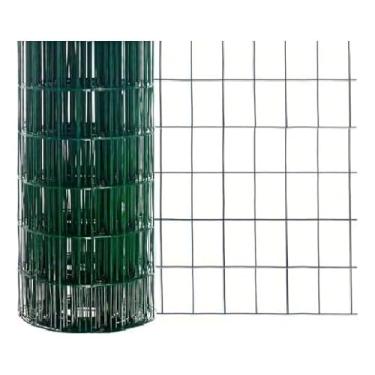 Imagem de Tela Soldada Jardim Cercamento Revestida Pvc 25m X 0,60m