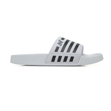 Imagem de Chinelo Slide Nuvem Sandália Preto Branco Masculino Feminino (BRANCO, BR, Adulto, Numérico, 38)
