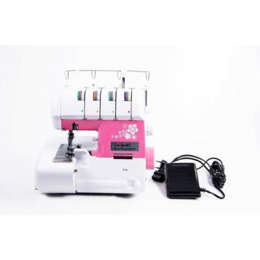 Imagem de Máquina De Costura Doméstica Overloque Ss-320 Rosa- 220v - Sun Special
