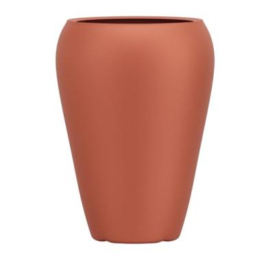 Imagem de Vaso Vietnamita Fibra De Vidro Decoração Tóquio 74cm Grande (Terracota Fosco)